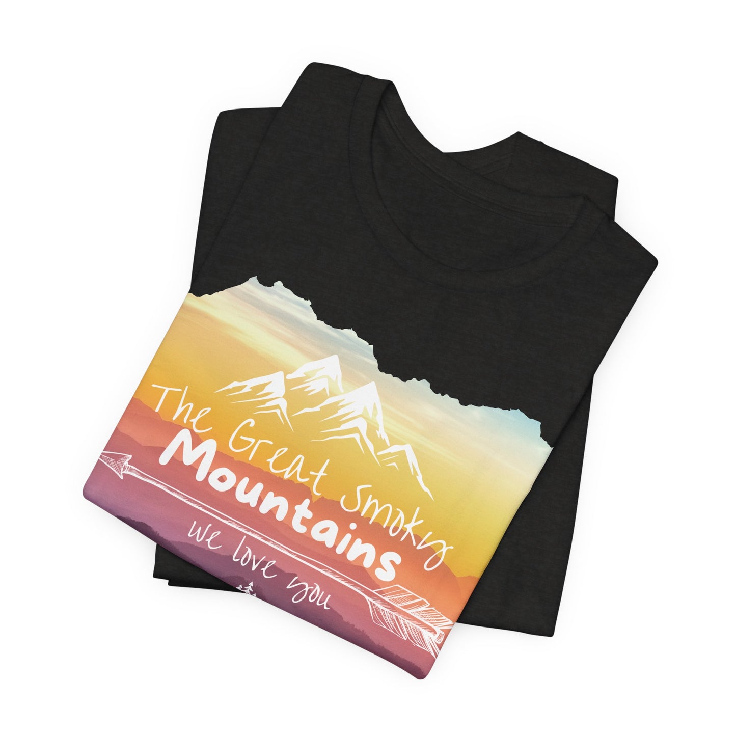 Painted Smoky Mountains Unisex Jersey Short Sleeve Tee