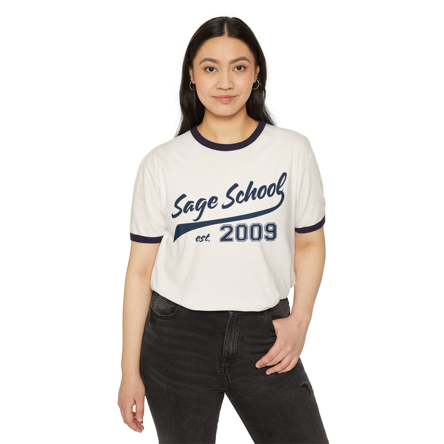 Sage Unisex Ringer T-Shirt