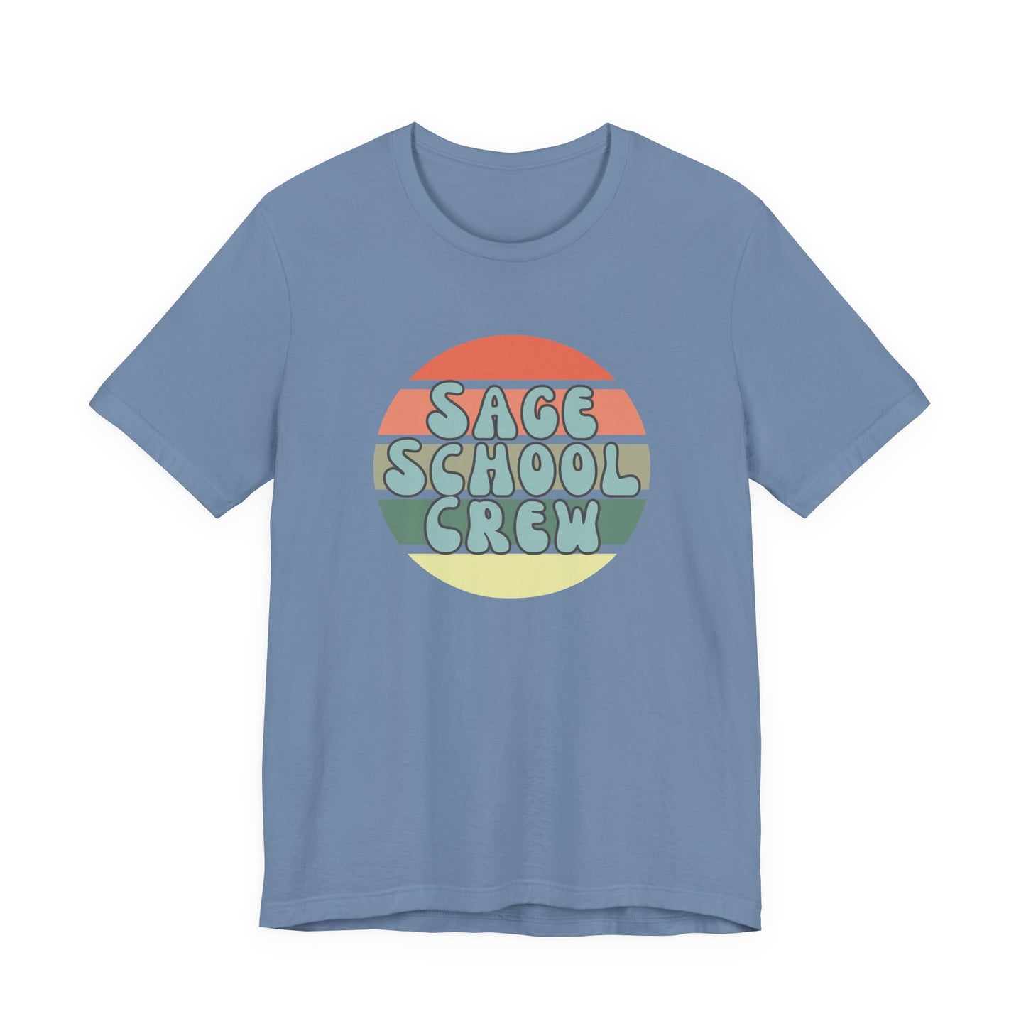 Sage School Crew Unisex Jersey Short Sleeve Tee