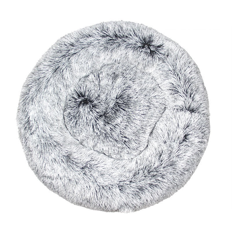 Plush Warm Dog Bed In Winter