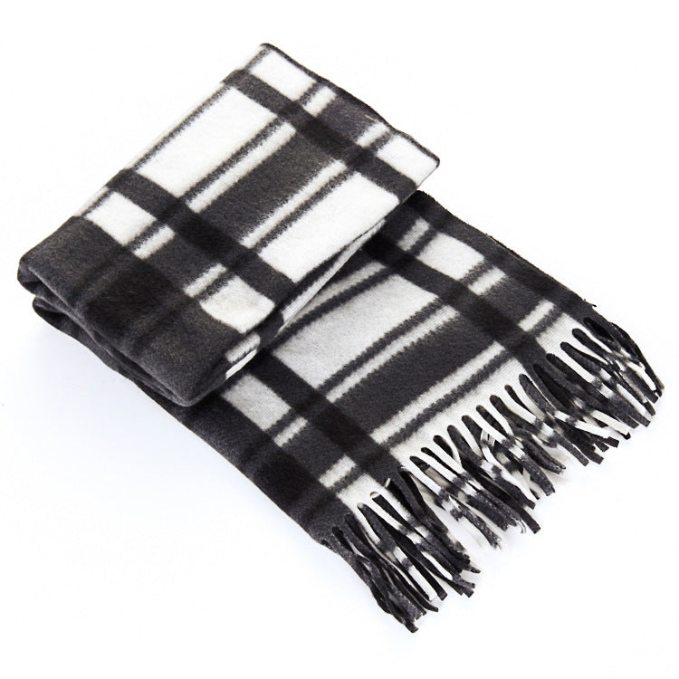 Unisex Plaid Scarf