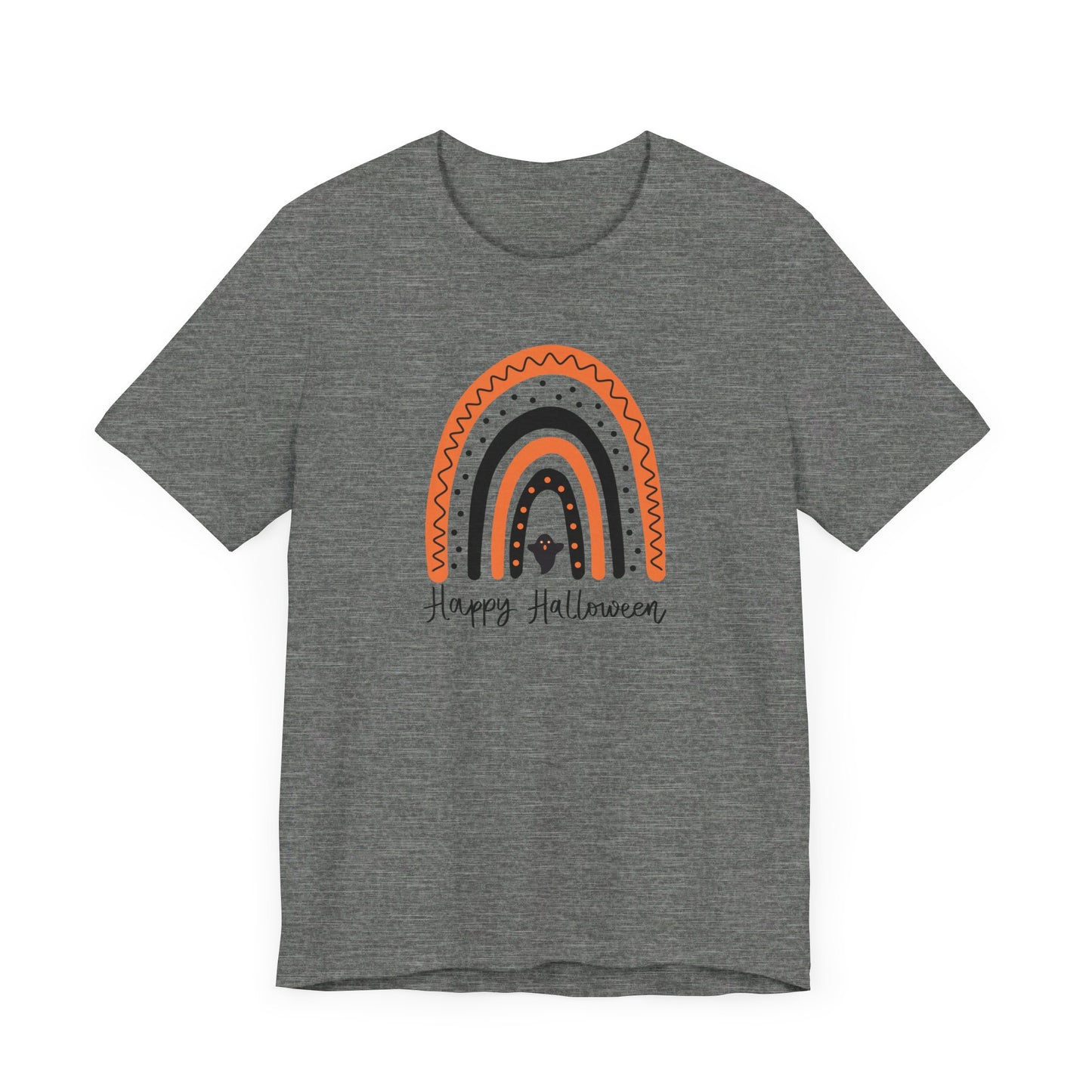 Halloween Rainbow Jersey Short Sleeve Tee