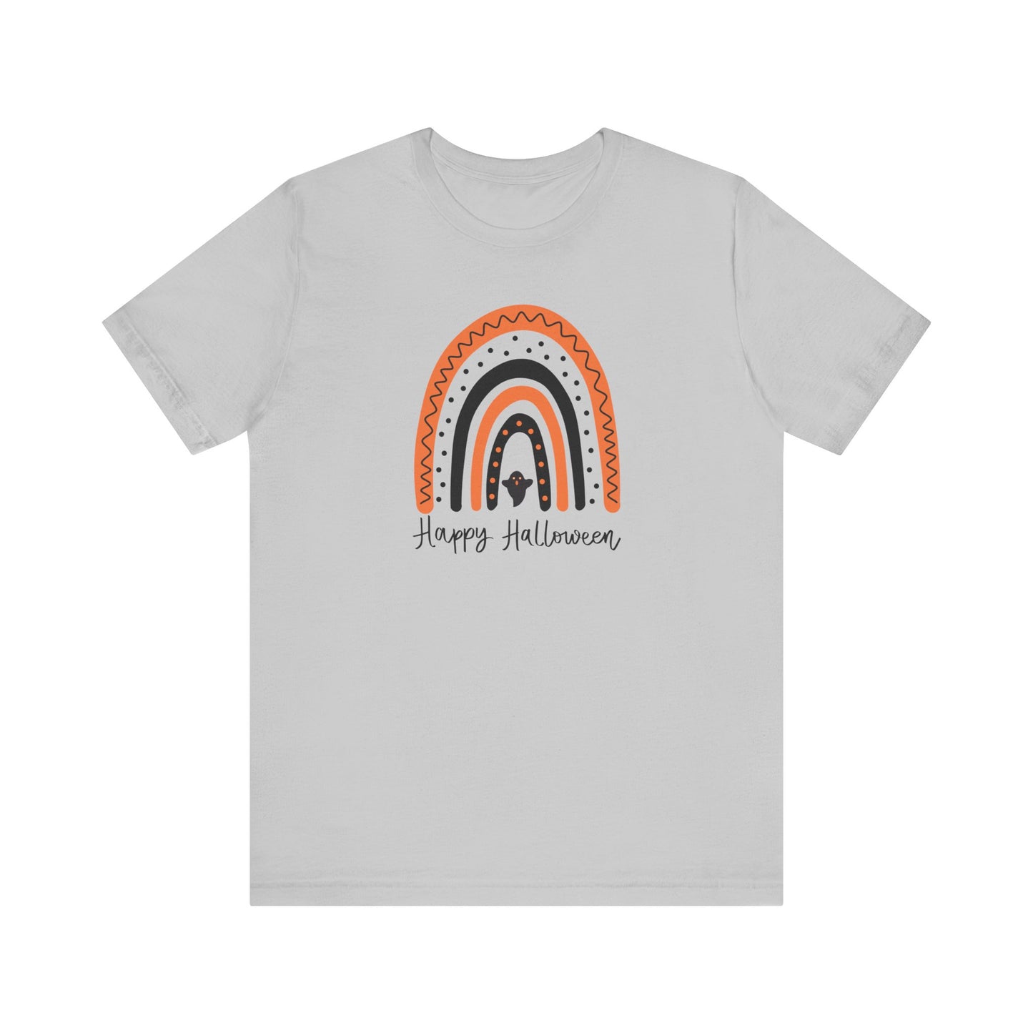 Halloween Rainbow Jersey Short Sleeve Tee