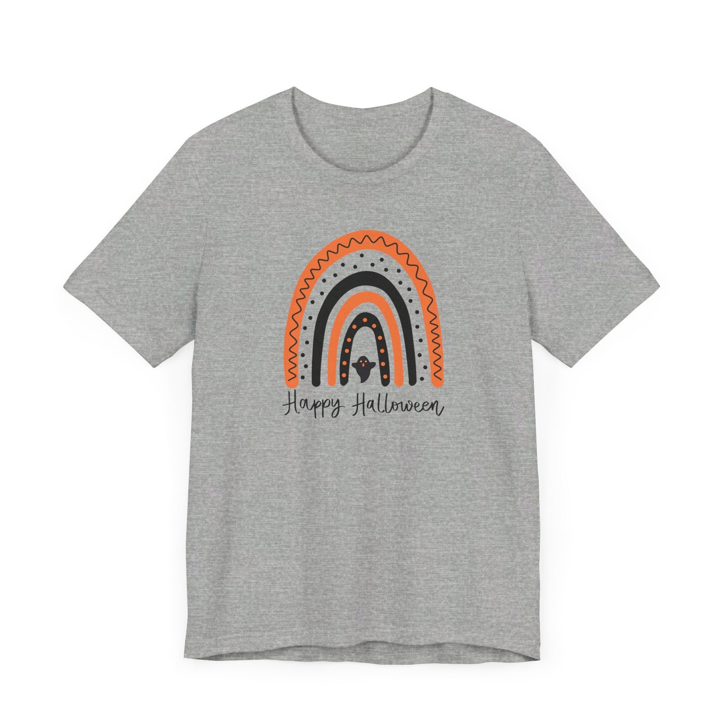 Halloween Rainbow Jersey Short Sleeve Tee