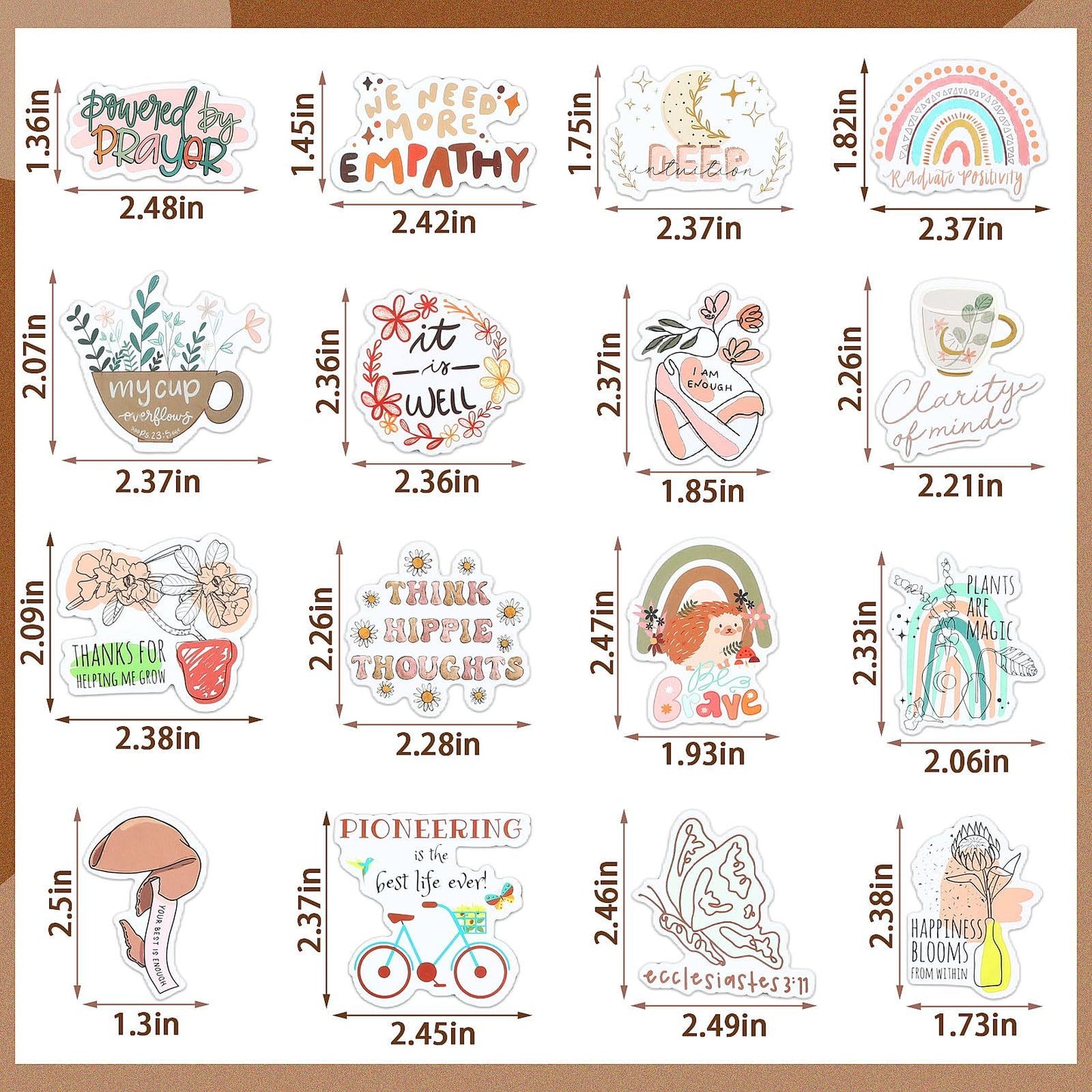 Bible Verse & Inspirational Stickers