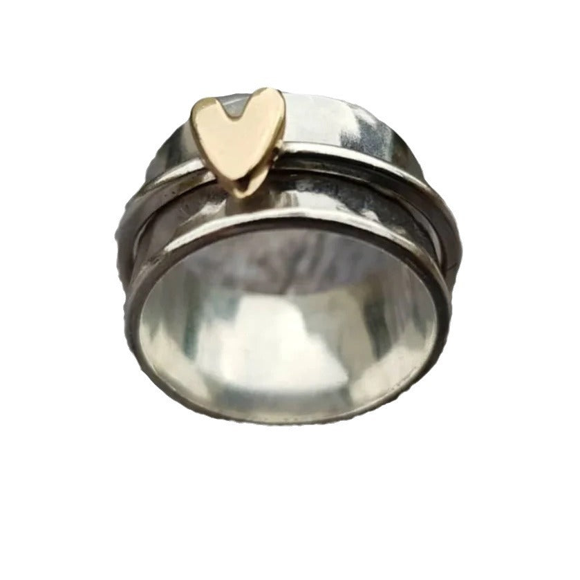 Twirling Heart Ring