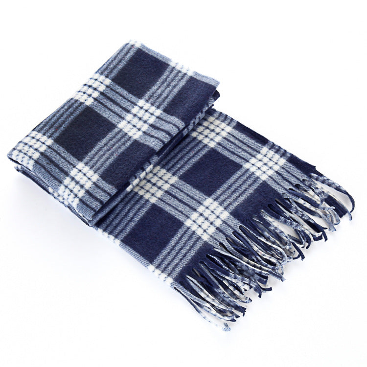 Unisex Plaid Scarf