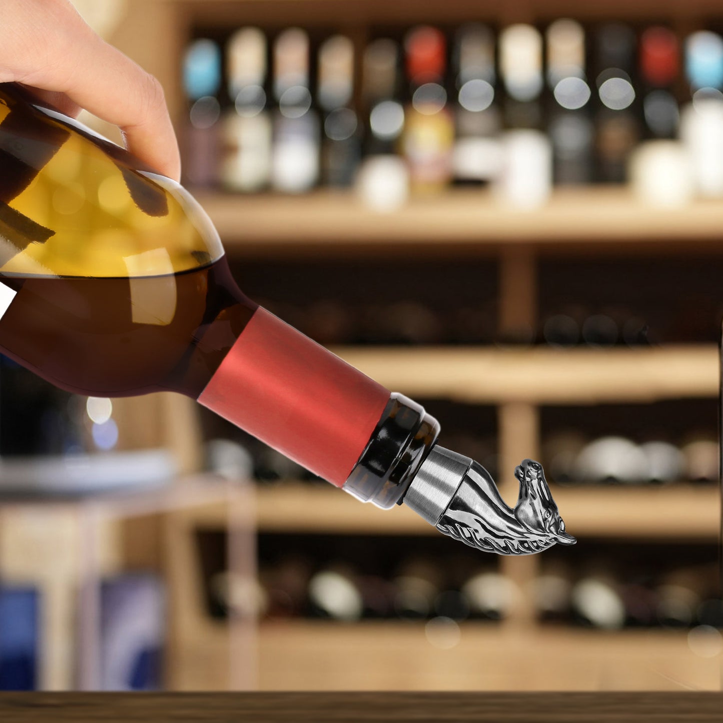 Luxury Horse Head Wine Bottle Stopper