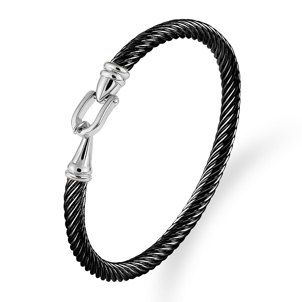 David Yurman Style - Mutiple Cable Bracelet