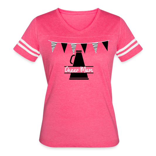 Cheer Mom’s Vintage Sport T-Shirt - vintage pink/white