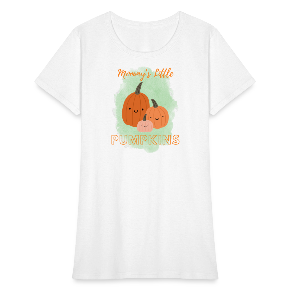 Mommy's Little Pumpkins Women's T-Shirt - white