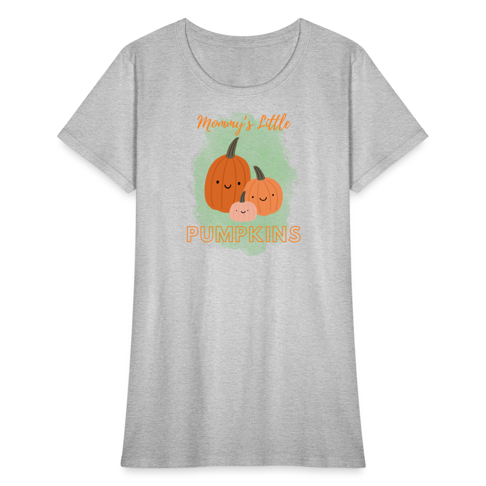 Mommy's Little Pumpkins Women's T-Shirt - heather gray