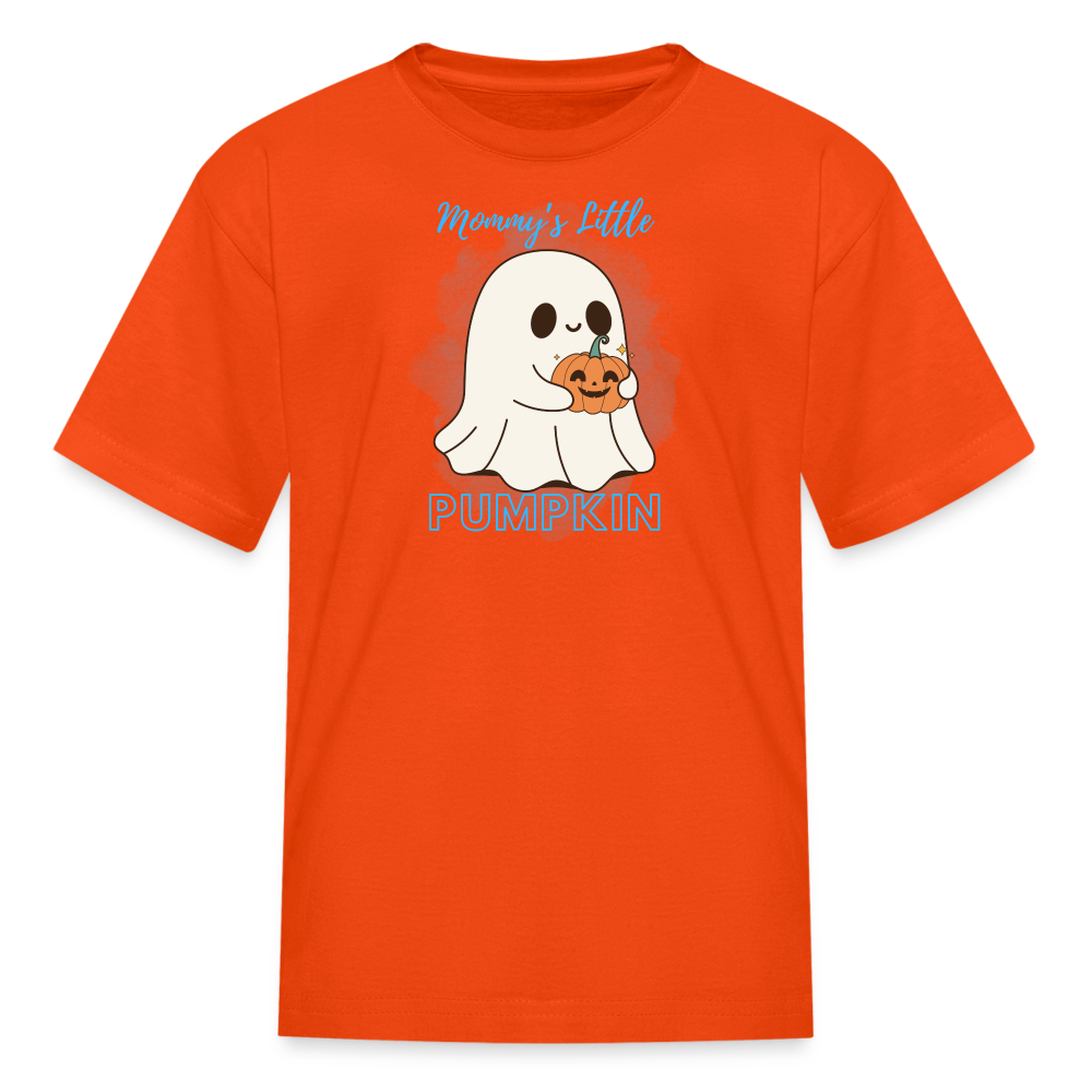 Mommy's Blue Pumpkin Kids' T-Shirt - orange