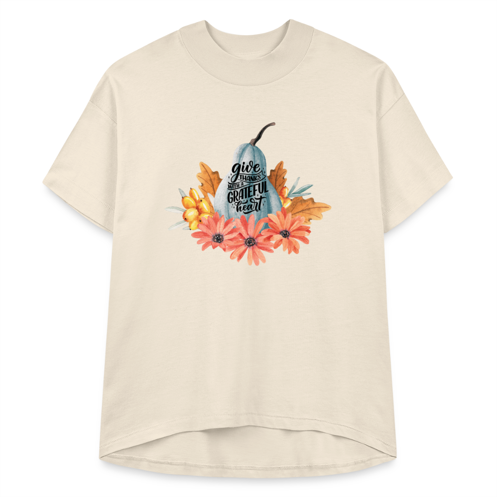 Grateful HeartWomen's Hi-Lo Tee - Natural