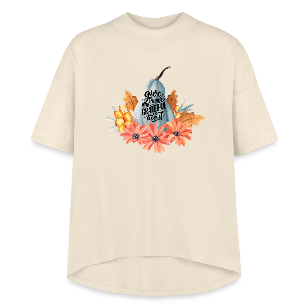 Grateful HeartWomen's Hi-Lo Tee - Natural