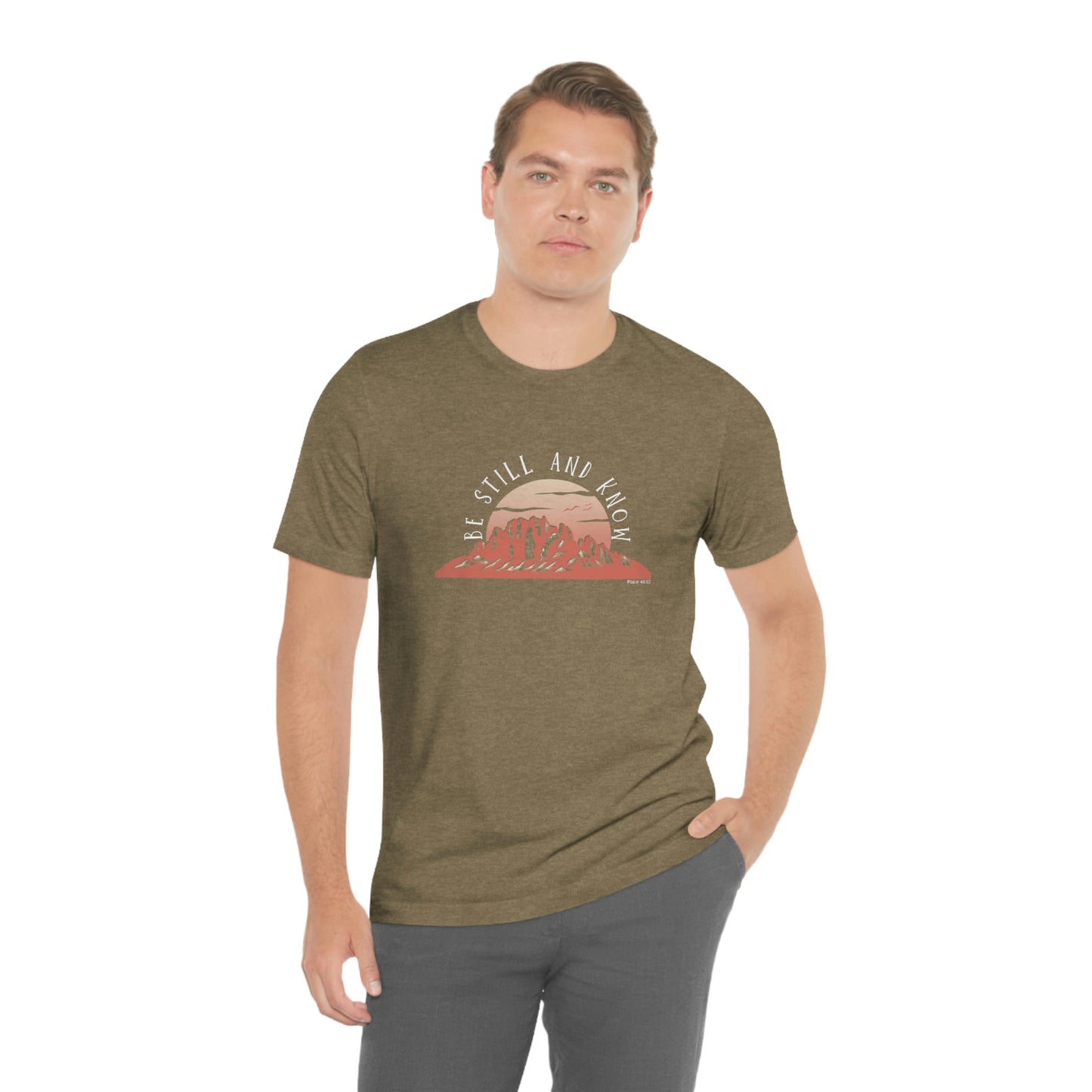 Be Still and Know Unisex Jersey Short Sleeve Tee